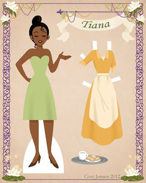 Disney Princess paper dolls filmprincesses.filminspector.com