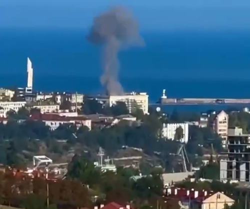 Ukraine Launches Drone Attack On Russian Black Sea Fleet HQ In Crimea