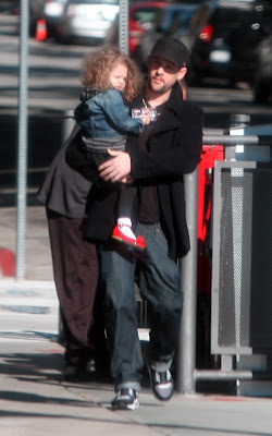 Nicole Richie and Joel Madden heading to breakfast at Hugo's restaurant in West Hollywood