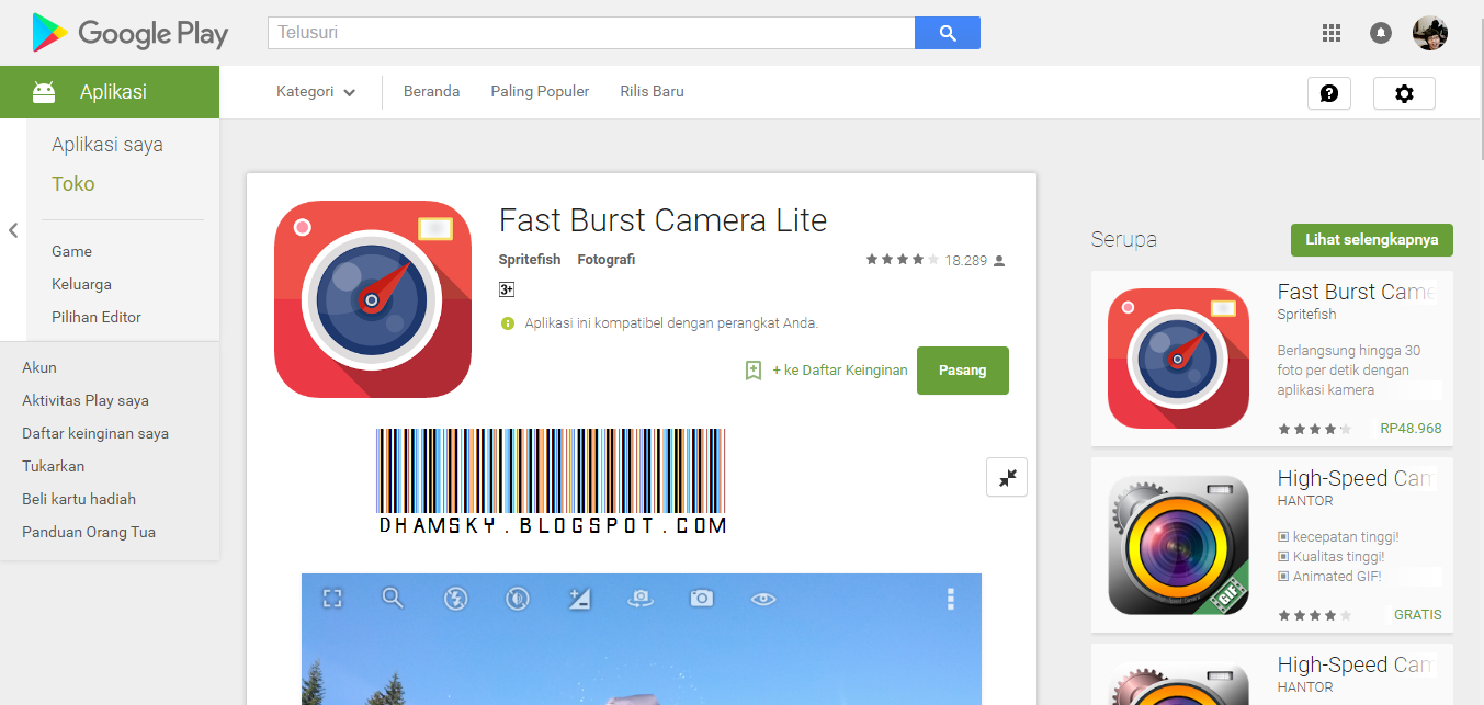 Membuat Android bisa Foto Stop Menggunakan FBC (DhamSky 