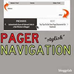 stylish next previous post navigation
