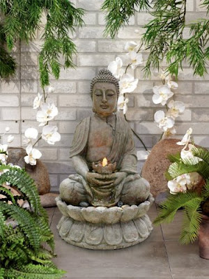 Buddha Garden Fountain Statue