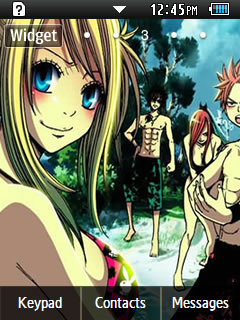 Anime Fairy Tail 004 Samsung Corby 2 Theme 2 Wallpaper