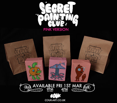 Secret Painting Club Pink Version Blind Bag Painting Series & Packaging by Couk