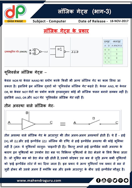 DP | IBPS SO Special : Logic Gates (Part 3) | 18 - 11 - 17