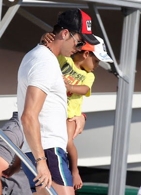 Cristiano Ronaldo And Son On Holiday With Irina Shayk