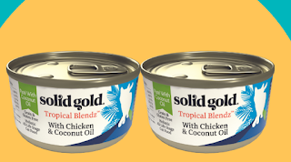 2 FREE Cans of Solid Gold Cat Food