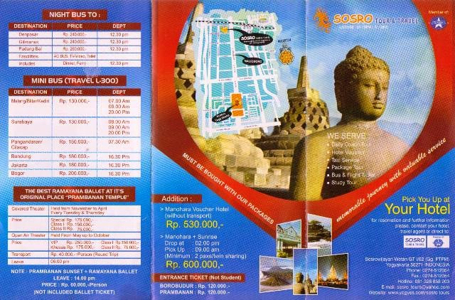 Contoh Desain Brosur Iklan Travel Agen Wisata Paling 