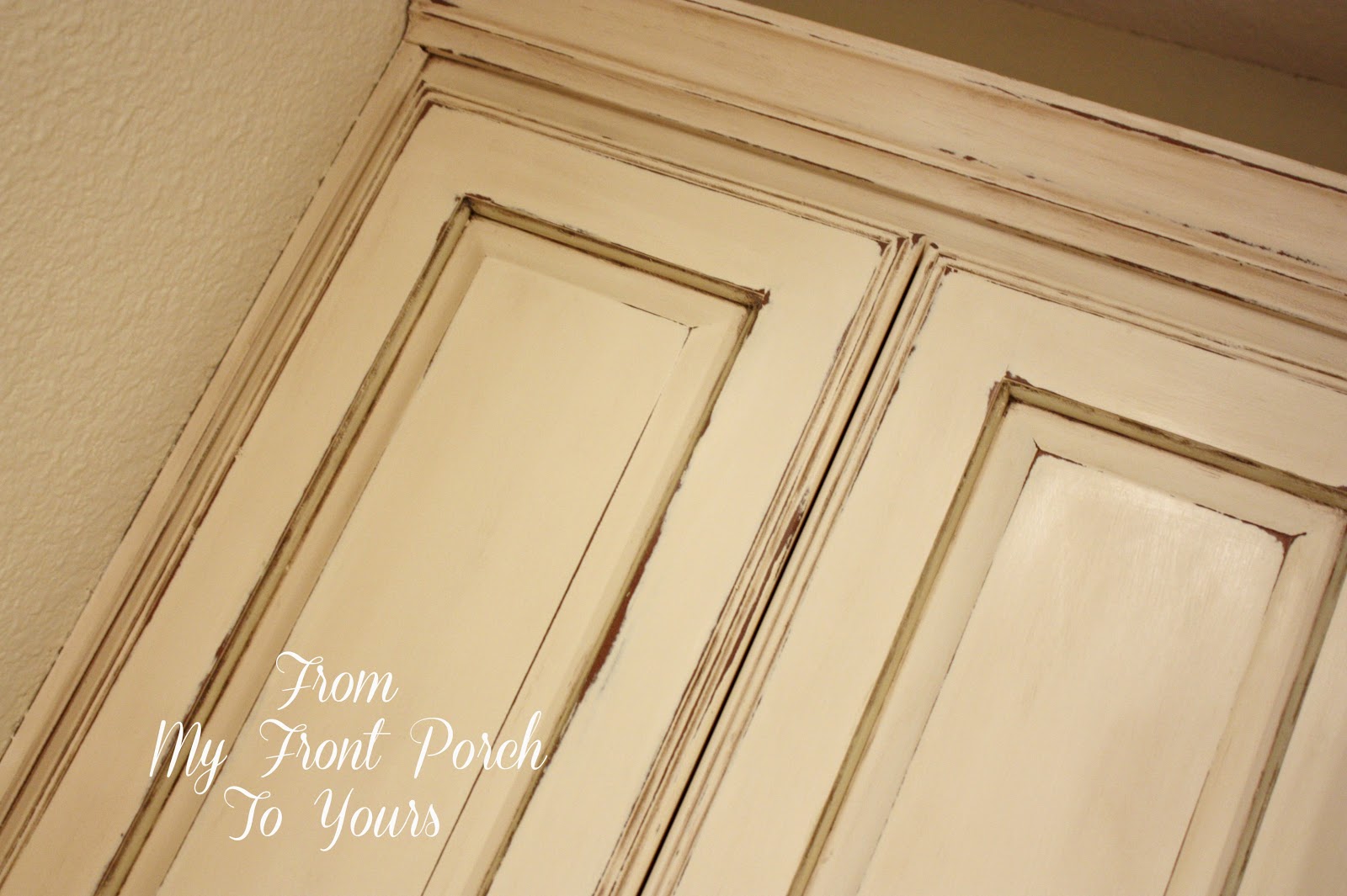 From My Front Porch To Yours Kitchen Cabinet Painting Tutorial Using Old Ochre Annie Sloan Chalk Paint