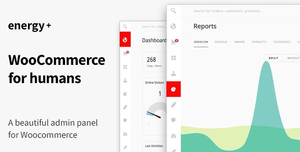 Energy+ A beautiful admin panel for WooCommerce v1.2.6