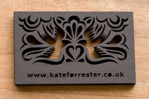 Laser Cut Business Card