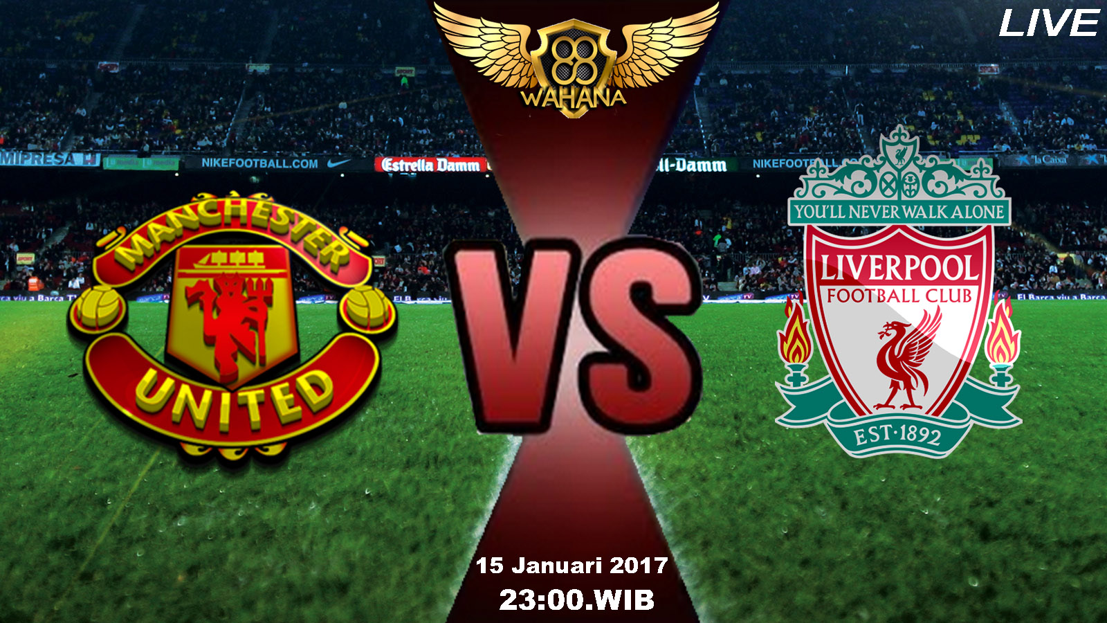 Prediksi Skor Manchester United Vs Liverpool 15 Januari 2017