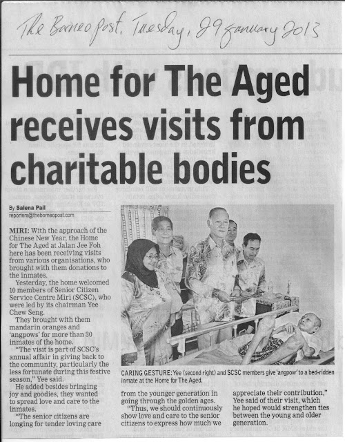 Mohd Jafaruddin: Home for The Aged receives visits from 