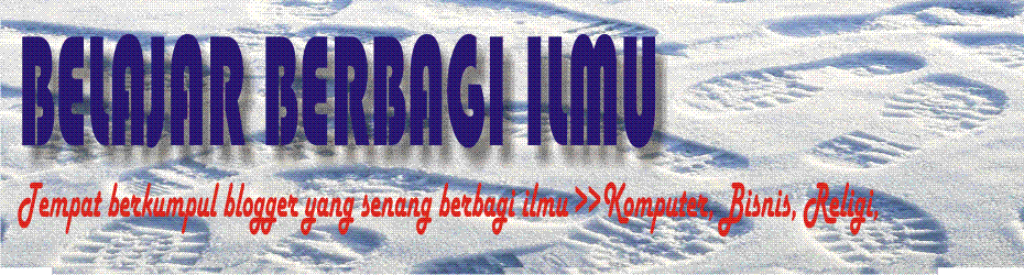 BELAJAR ILMU GRATIS
