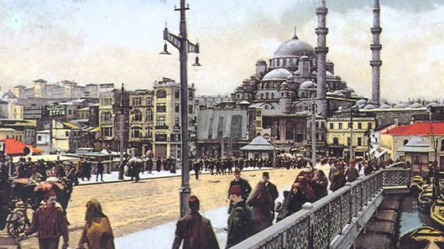 Galata Köprüsü ve Yeni Camii ~ Eski İstanbul Fotoğrafları | Etiket Haber