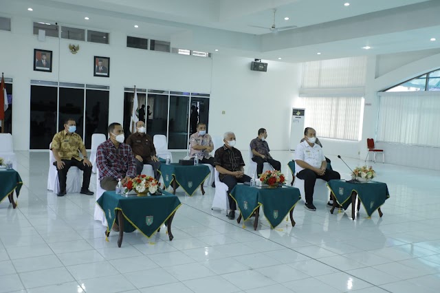 Secara Vitual, Pemkab Asahan ikuti Rapat Umum Pemegang Saham Luar Biasa (RUPSLB)  Bank Sumut 2021 