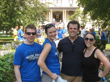 Obligatory shot in front of the dome.  Aimee's pose is in honor of Megan