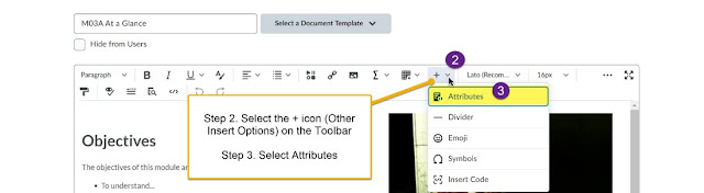 Figure 2: Steps 2 and 3 in selecting other options