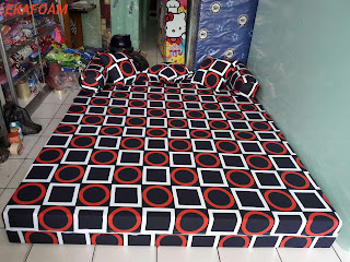 Sofa bed inoac motif gerai gory posisi kasur