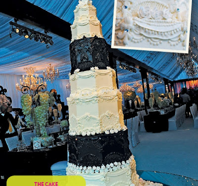  10000 Cake on 130000 Lalique Crystal Table