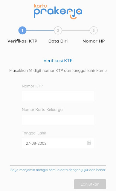 cara daftar prakerja