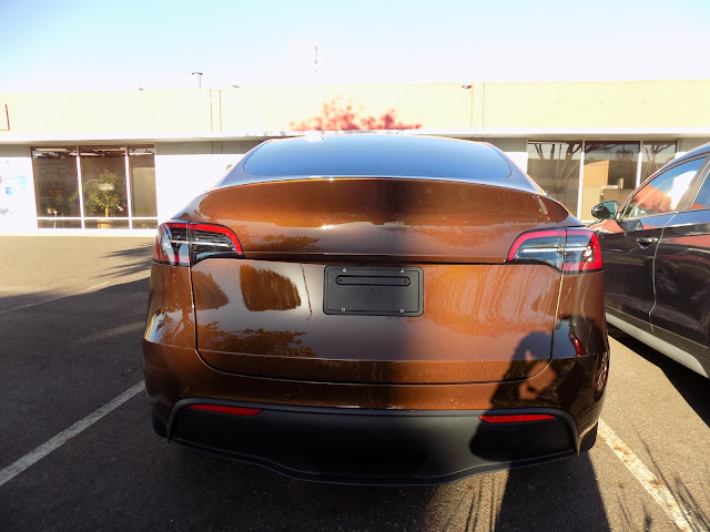 2021 Tesla Model Y-After color change completed at Almost Everything Autobody
