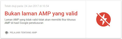 Cara Mudah Membuat Postingan Blogspot Valid AMP, Tag HTML untuk menampilkan gambar Valid AMP, Bukan laman AMP yang valid, Penggunaan Tag HTML valid AMP, laman valid amp