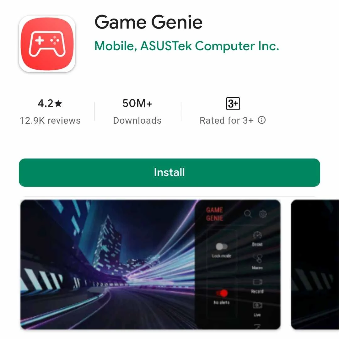 Game Genie best Android gaming booster pro app