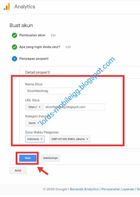 Daftar Blog Ke Google Analytics