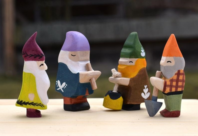 vulps toys wooden gnomes