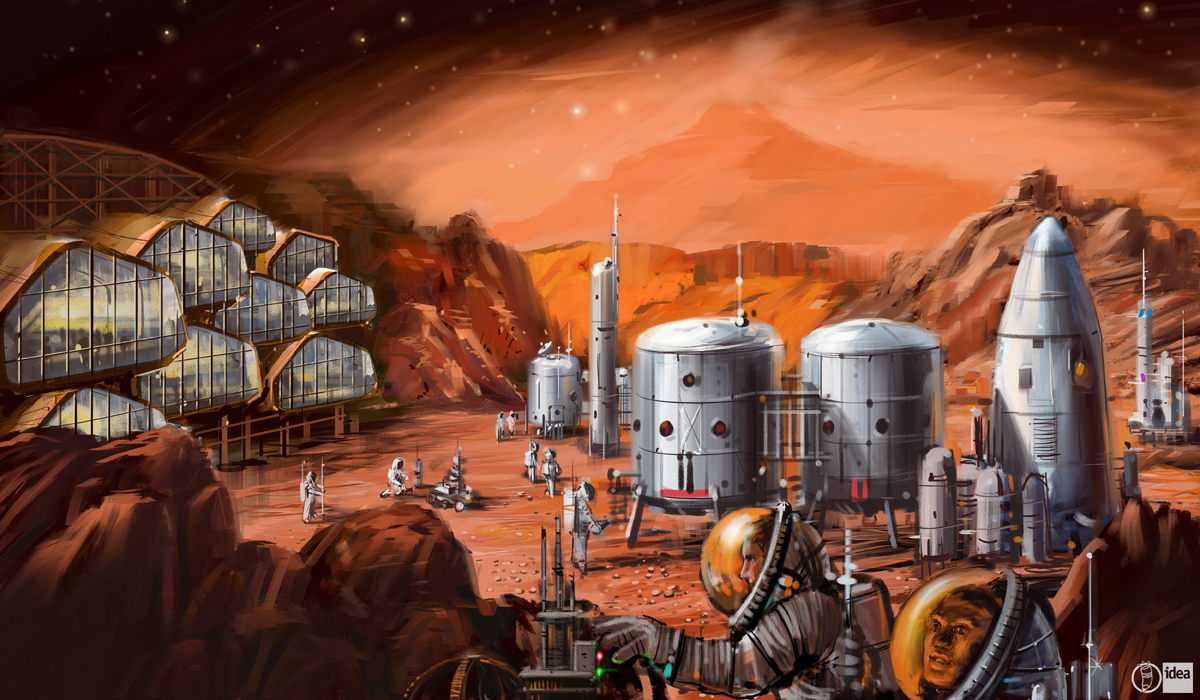 Interspace Mars colony