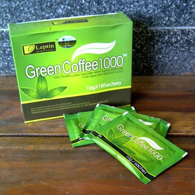 harga TERMURAH: Leptin Green Coffee 1000 ( Minuman Kopi Untuk Diet ) asli