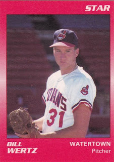 Bill Wertz 1990 Watertown Indians card