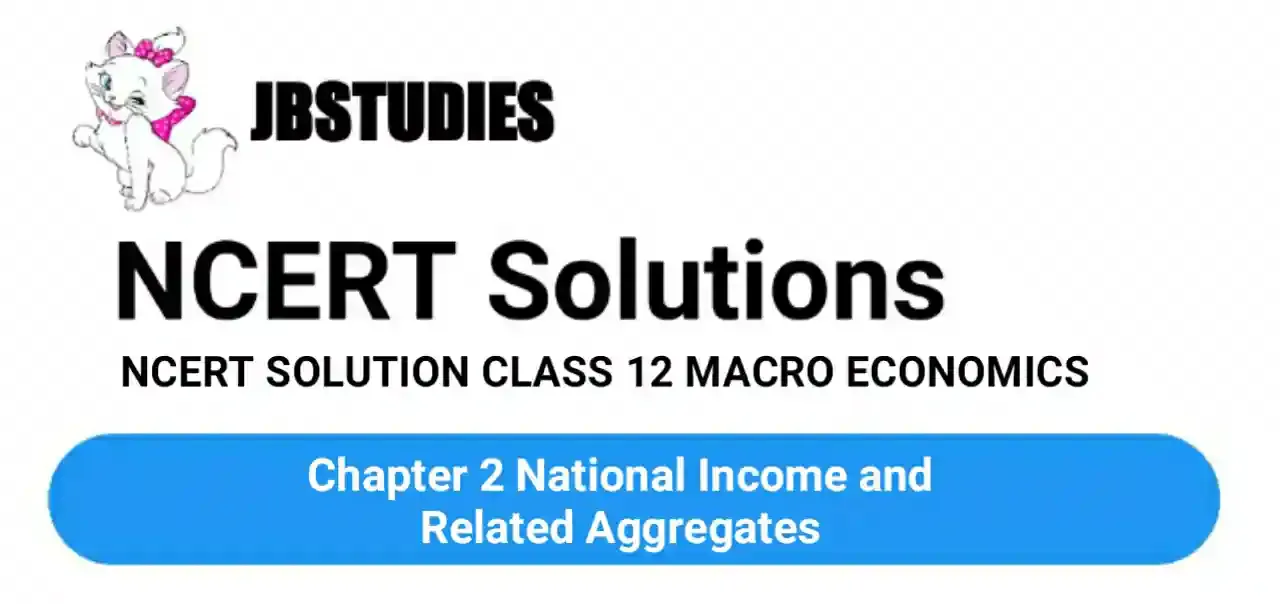 Solutions Class 12 Macro Economics Chapter-2 (National Income and Related Aggregates)