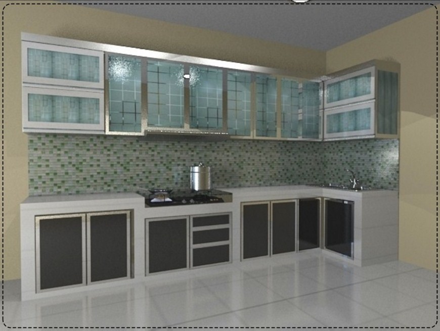 10 Desain Lemari  Dapur  Bahan  Aluminium Terbaru