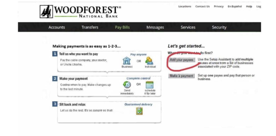 Transfer money from your wood forest bank to cash app