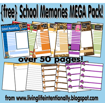 free school memory pages for kids