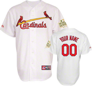 Cardinals Custom World Series Baseball Jersey