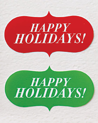 holiday images free clip art. Get groovy with these red and green "Happy Holidays" clip-art tags.