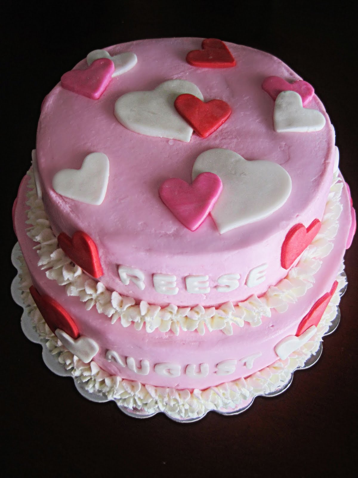 Have a Piece of Cake: Valentine's Theme Birthday Cake