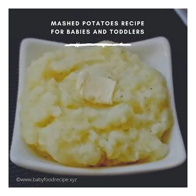 Mashed Potatoes For Baby | Puree Baby Food      