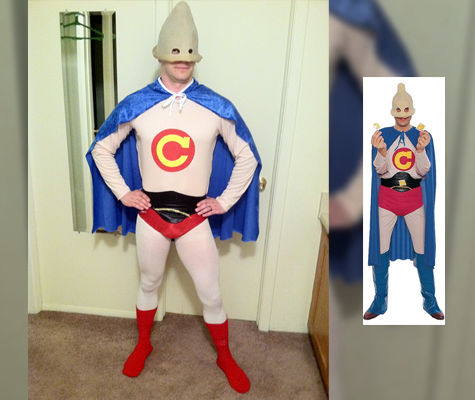 captain condom costume