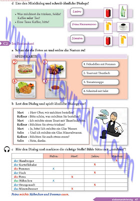 9. Sınıf Almanca A1.1 Ders Kitabı Cevapları Sayfa 47