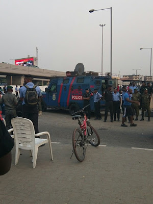 Today 6th February 2016 the protest has kicked off on the designated venue in Lagos and other part of Nigeria. Although the Lagos state security personnel are on their tight corner to curtail any irregularities or casualties that might emerge an the cause of the protest.