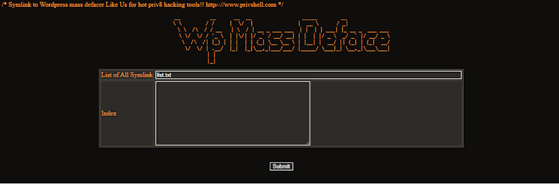 Symlink to Wordpress mass defacer