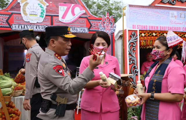 Bazar UMKM Bhayangkari Poldasu Dukung Produk Lokal 