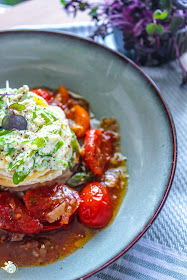 Pasta mit Ricottacreme und Tomatensoße