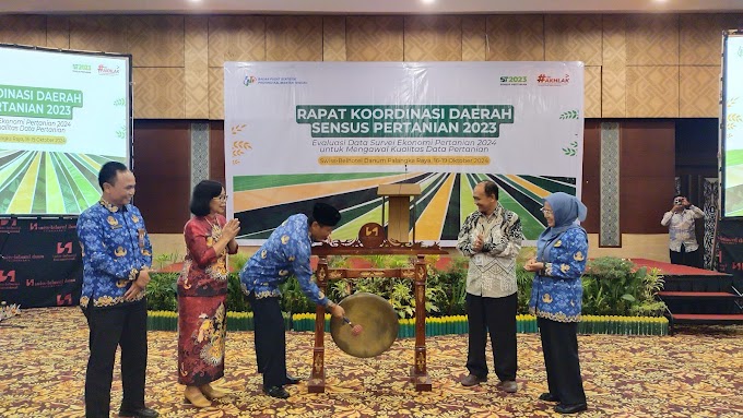 BPS Kalimantan Tengah Gelar Rakorda ST2023: Evaluasi Sensus Pertanian Menuju Data Berkualitas