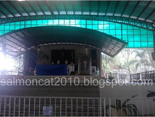 Divine Mercy Shrine covered court altar