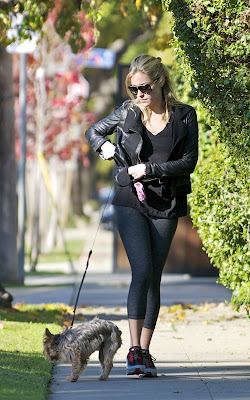 Kristin Cavallari out for a dog walk in LA